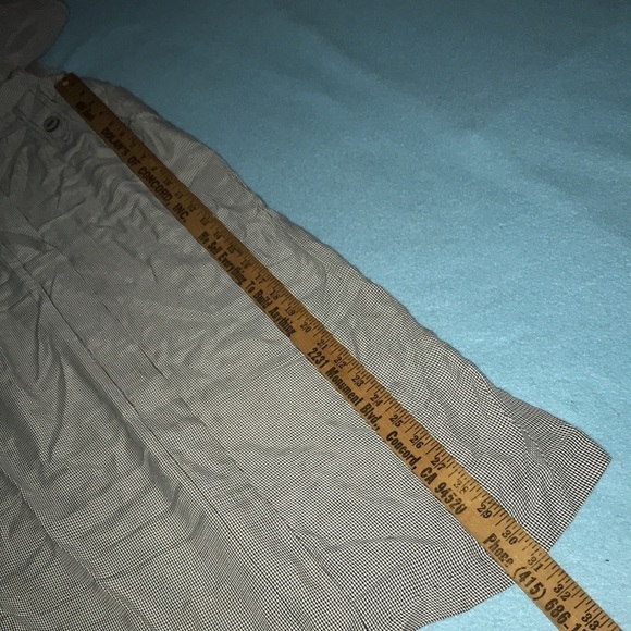 𝅺ALL THAT JAZZ checkered button up dress size 7/8 - Picture 7 of 7